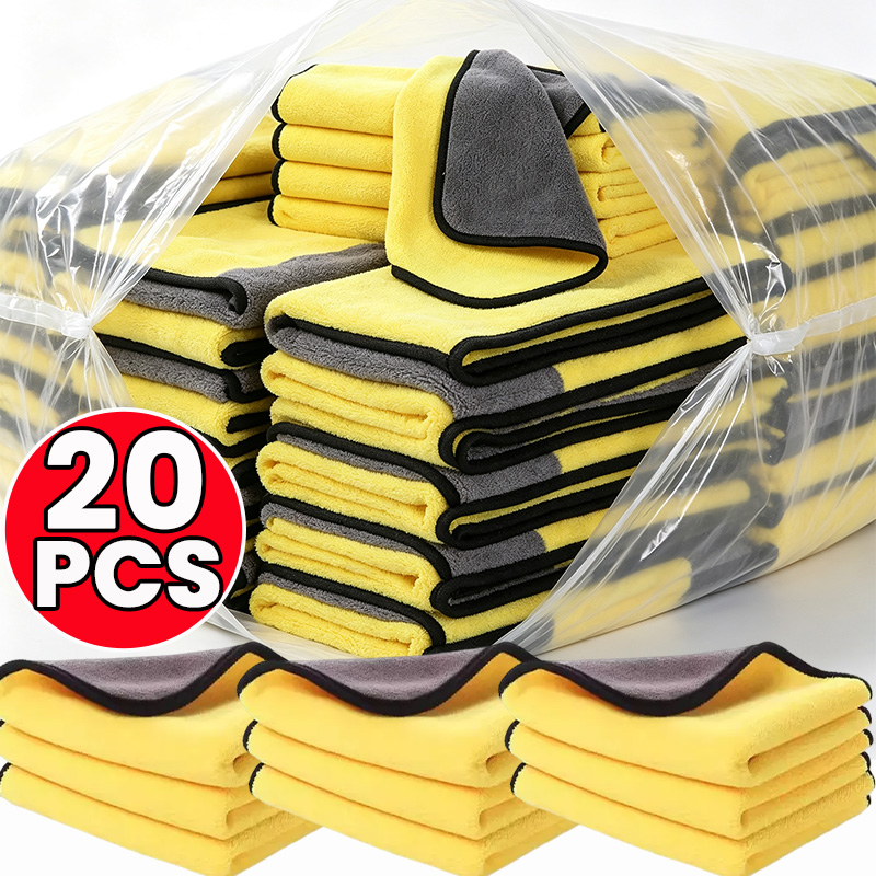 Microfiber Towel Detailing - 1/20pcs Panos de Microfibra para Limpeza