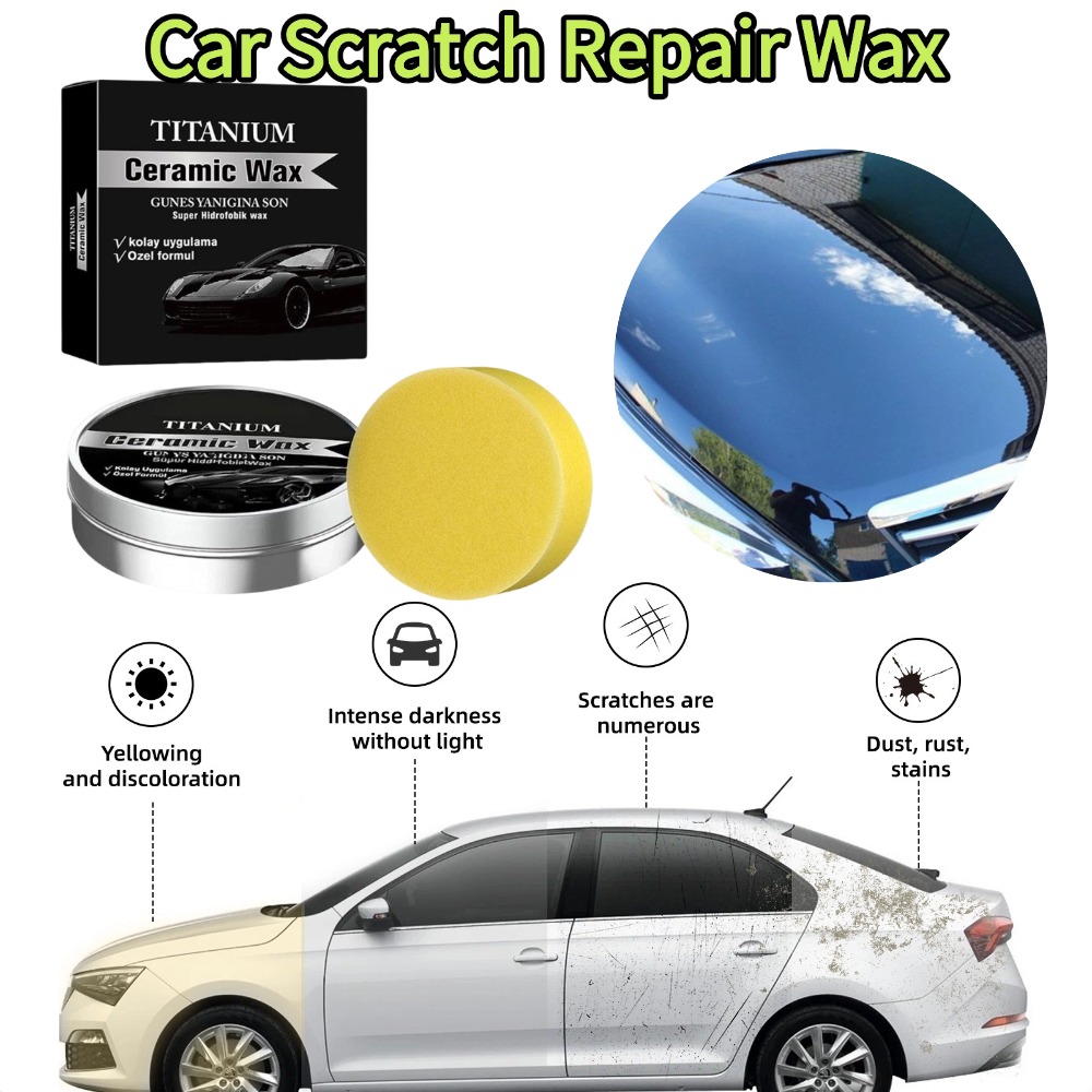 Car Wax Ceramic Coating - Creme de Cera Cerâmica de Titânio