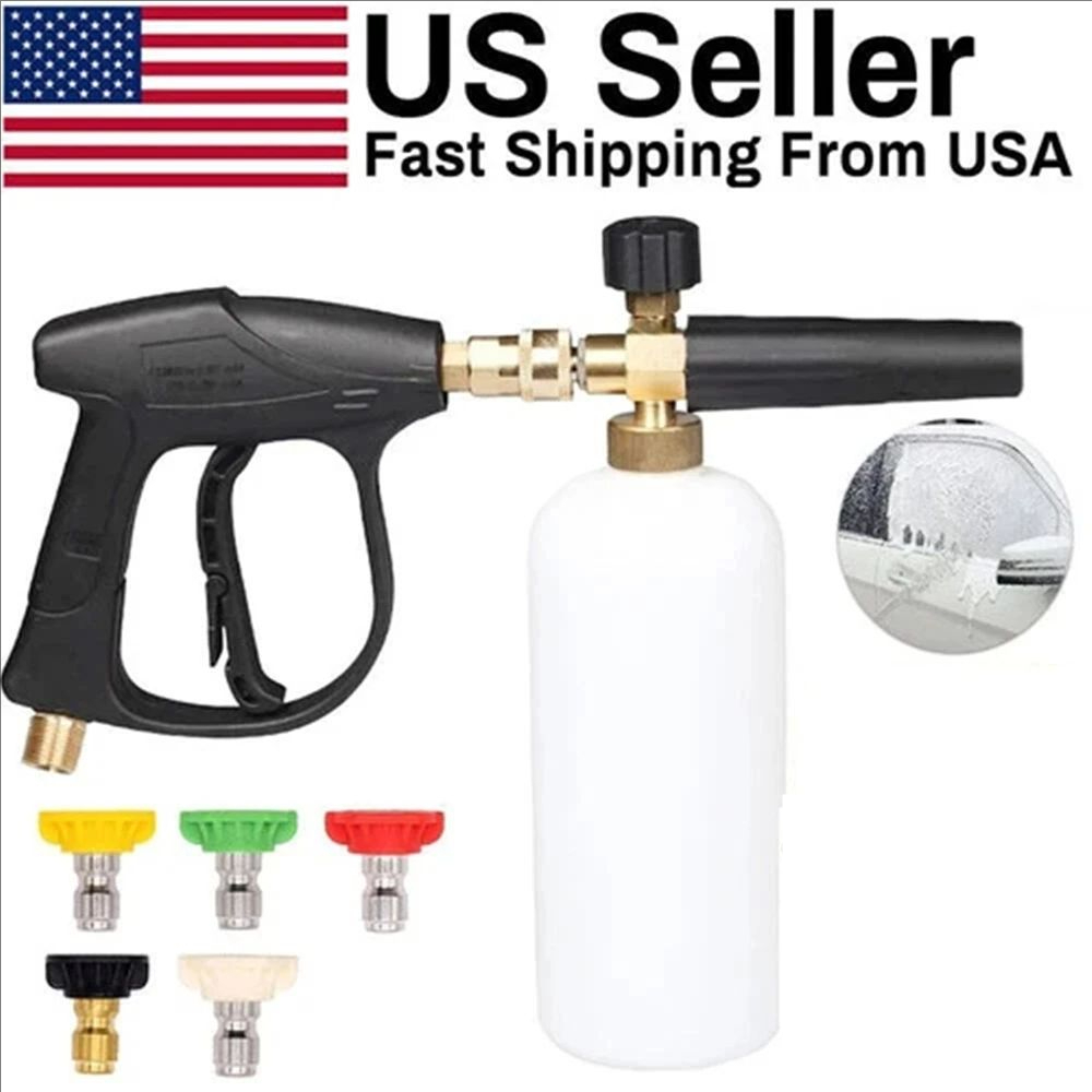 Foam Cannon Car Wash - Conjunto de Pistola de Lavagem de