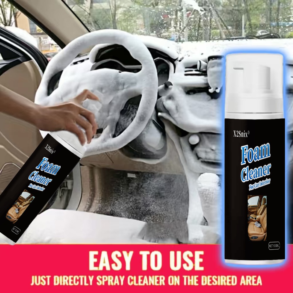 Leather Cleaner Interior - Novo Limpador de Espuma Multifuncional para