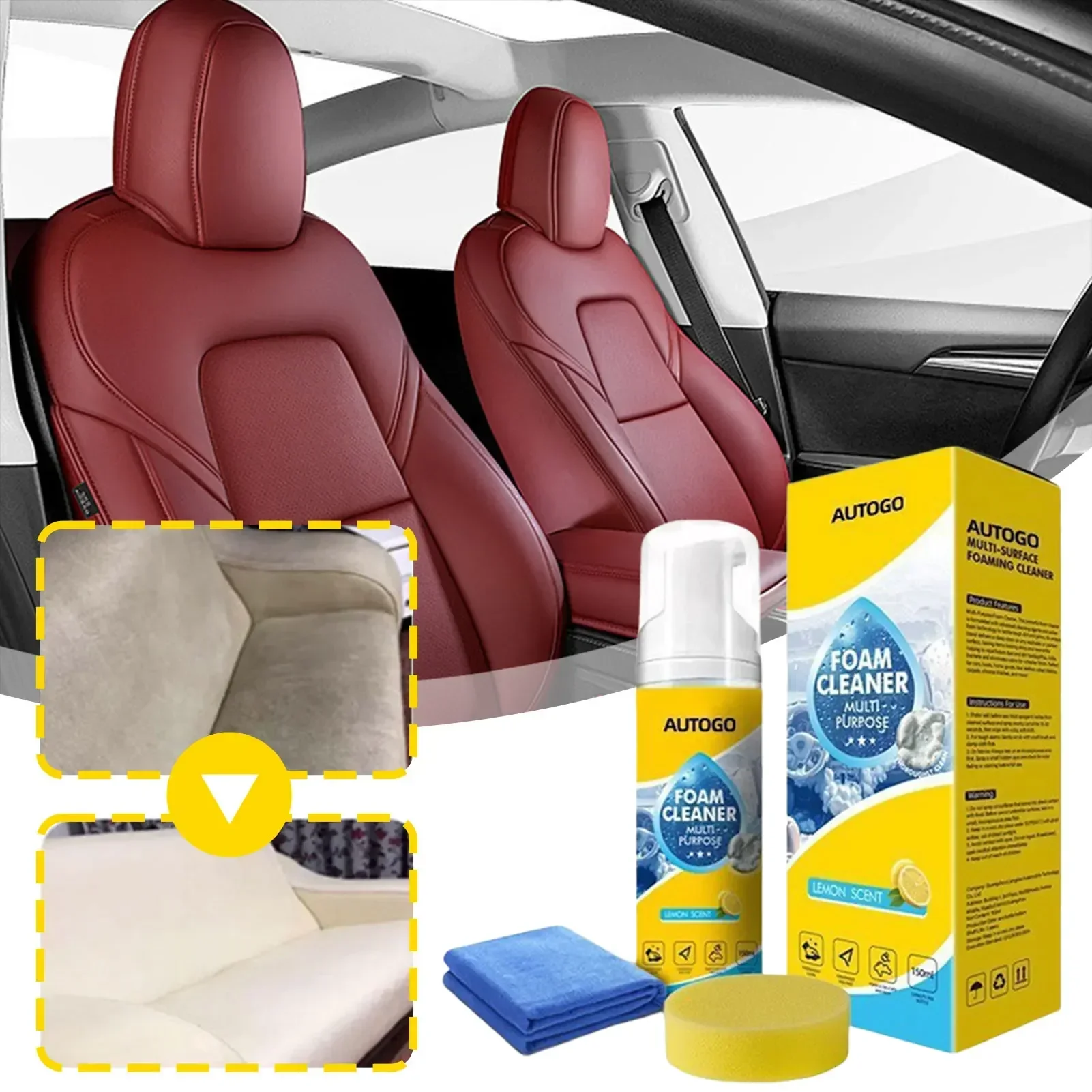 Limpador de espuma multiuso 15 - Leather Cleaner Interior avaliação e preço