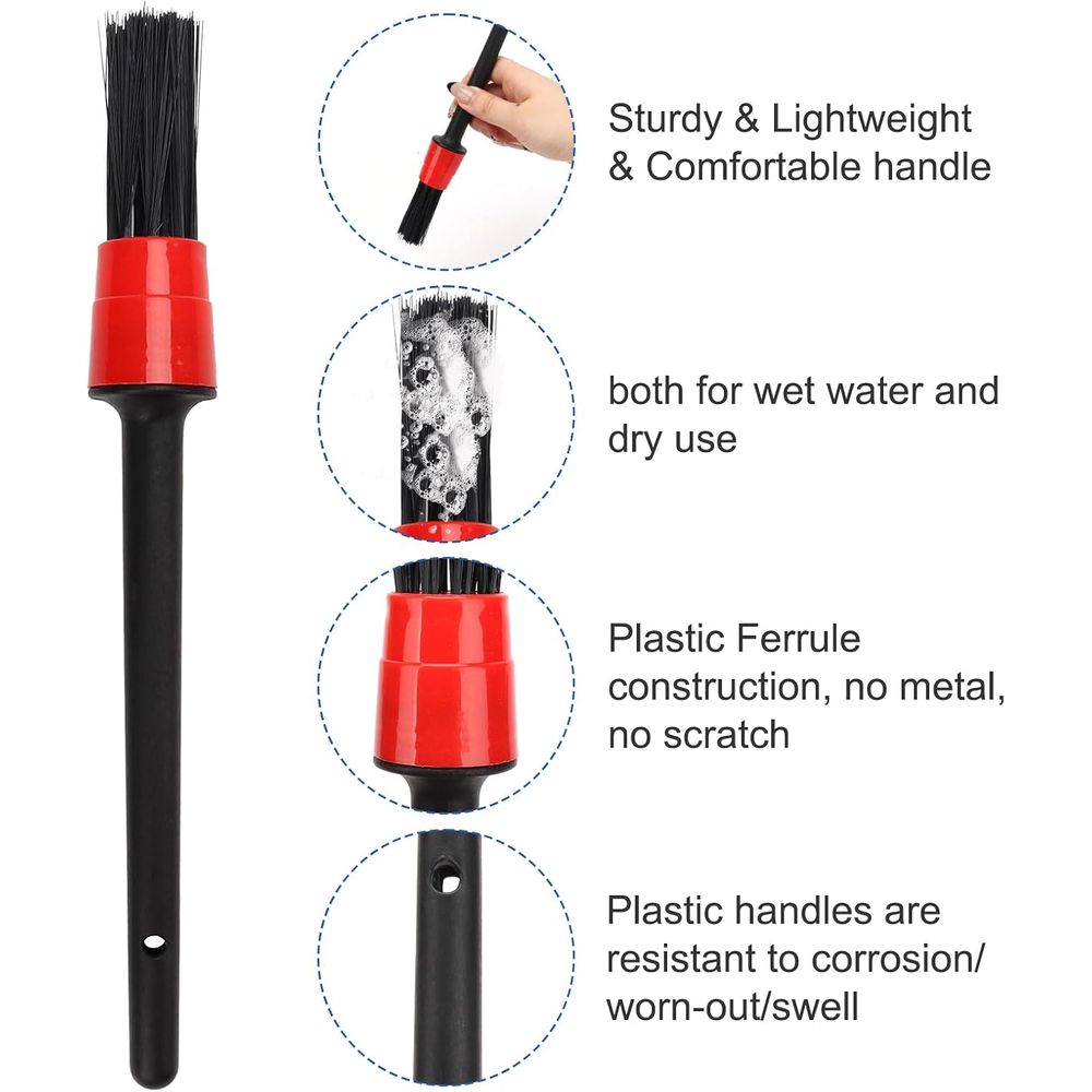 Conjunto de Escovas para Detal - Detailing Brush Set avaliação e preço